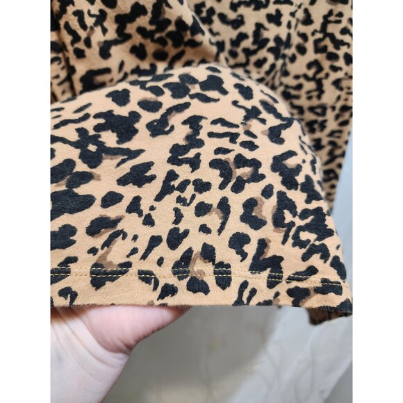 Ava & Viv 2X Womens Cheetah Print Shirt Wild Bold V-Neck Exotic Animal Leopard - Picture 4 of 12
